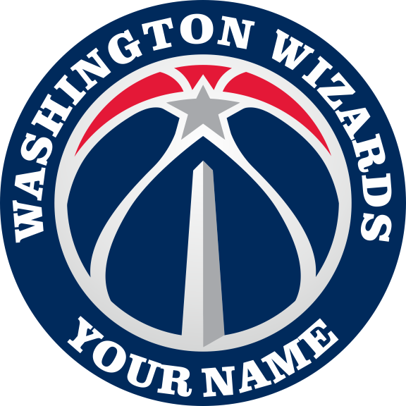 Washington Wizards Customized Logo vinyl decal